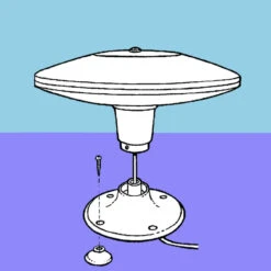 Vision Plus Status 350 Omni-Directional Antenna With VP2 TV Amplifier -Camping Equipment Store 04 2085.3 54081.1633448101