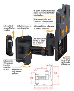 Vision Plus TV Wall Mounting Caravan & Motorhome Brackets 19 Vision Plus TV Wall Mounting Caravan & Motorhome Brackets -Camping Equipment Store 07 5170.10 scaled 91853.1631884464