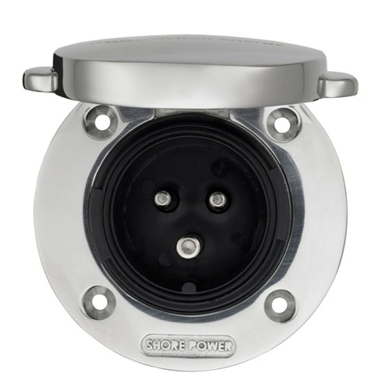 Victron Energy Stainless Steel Mains Power Inlet Cover 2 Victron Energy Stainless Steel Mains Power Inlet Cover - Image 2