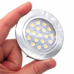 Dimatec Chrome Recessed Mount LED Downlight -Camping Equipment Store 200SMB1.2 18CR 3 01628.1674571909