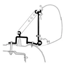 Thule Awning Bracket Kit For Omnistor 2000, 4900, 5200 & 8000 - Renault Master 1998-2010
