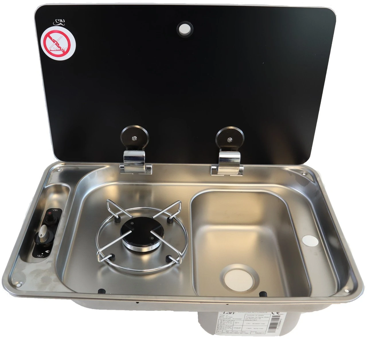 CAN FL1324 - FL1323 Single Hob & Sink Campervan Combi Unit 2 CAN FL1324 - FL1323 Single Hob & Sink Campervan Combi Unit - Image 2
