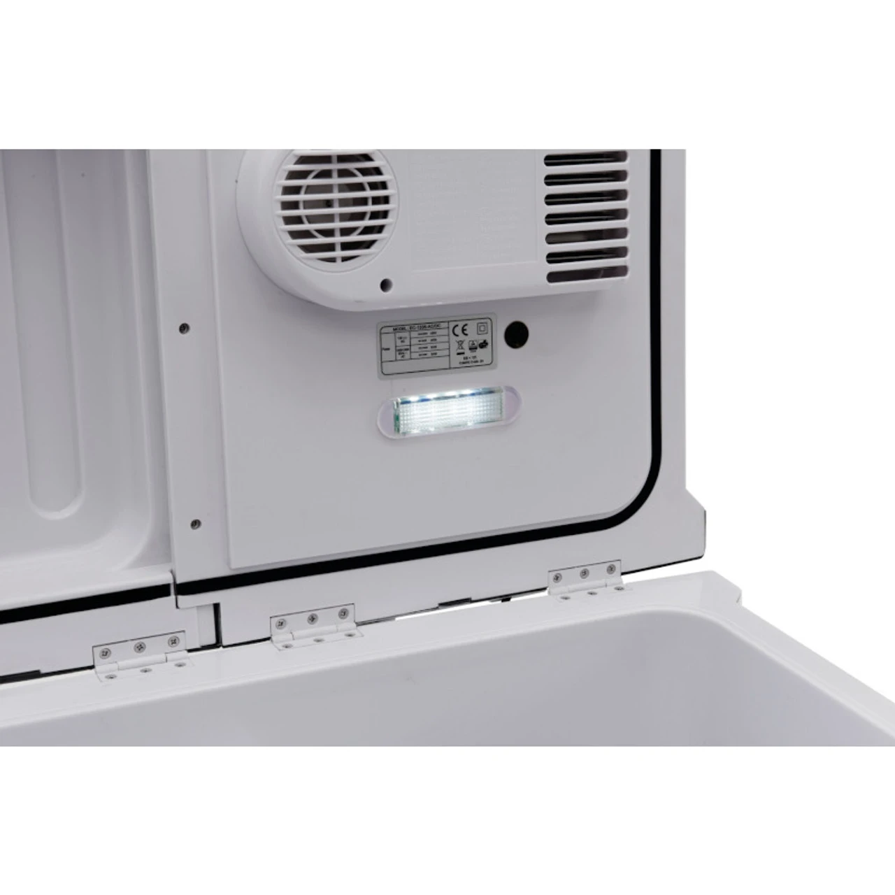 Outwell ECOLux 24L Cool Box 12V/230V - White Bamboo 2 Outwell ECOLux 24L Cool Box 12V/230V - White Bamboo - Image 2