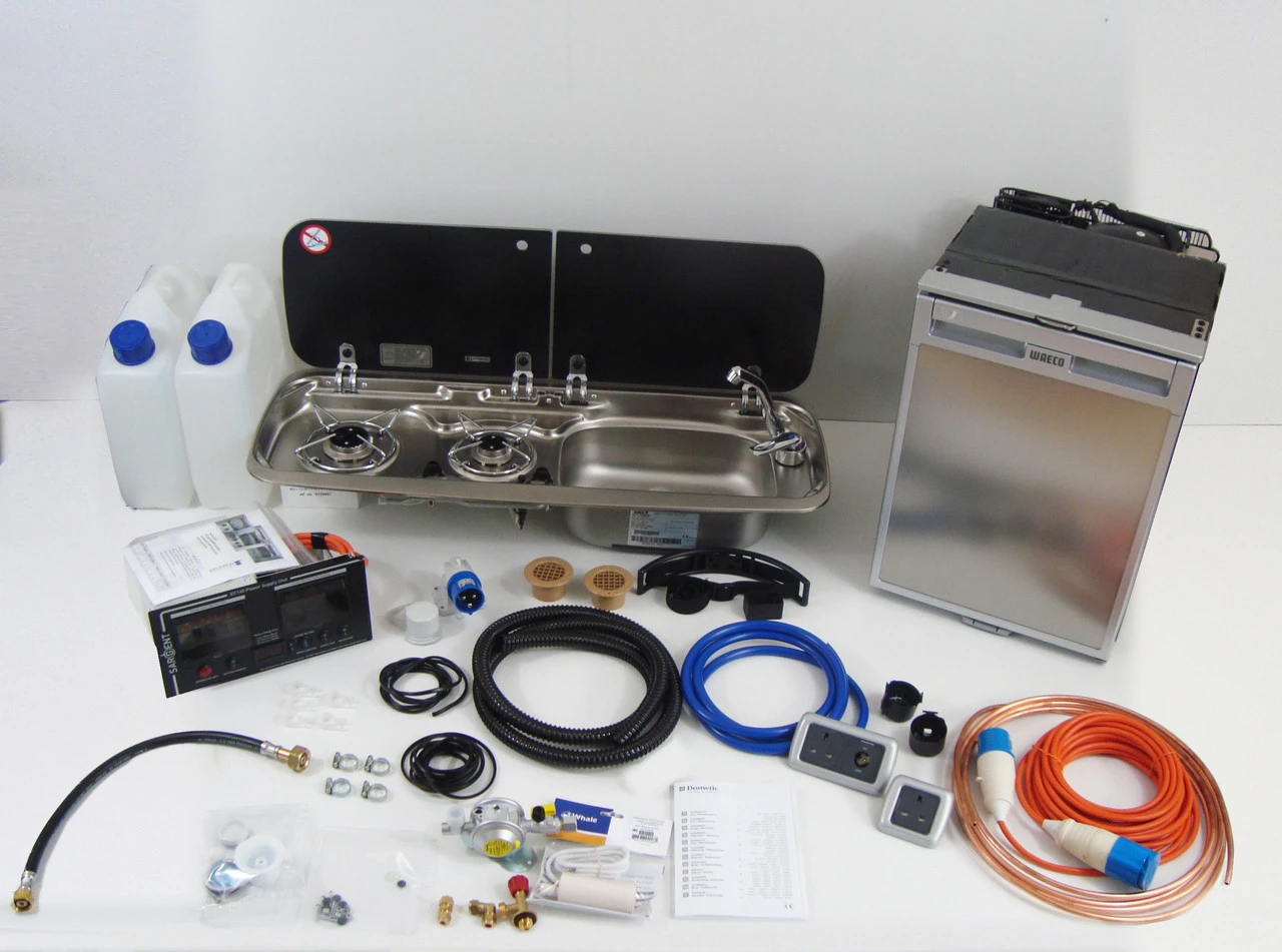 Dometic-Smev 9222 Hob And Sink, CRX50 Fridge & Sargent EC160 Complete Conversion Kit 2 1 Dometic-Smev 9222 Hob And Sink, CRX50 Fridge & Sargent EC160 Complete Conversion Kit 2