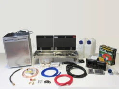 Dometic-Smev 9722 Hob And Sink CRX50 Fridge & Sargent EC160 Van Conversion Kit 2 -Camping Equipment Store 9722 Kit 2 BLK MX 25362.1536137208