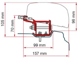 Fiamma F40 VAN Awning Adapter Bracket For Renault Trafic L1 & L2 Campervan 6 Fiamma F40 VAN Awning Adapter Bracket For Renault Trafic L1 & L2 Campervan -Camping Equipment Store 98655Z088 800x600 78980.1660313434