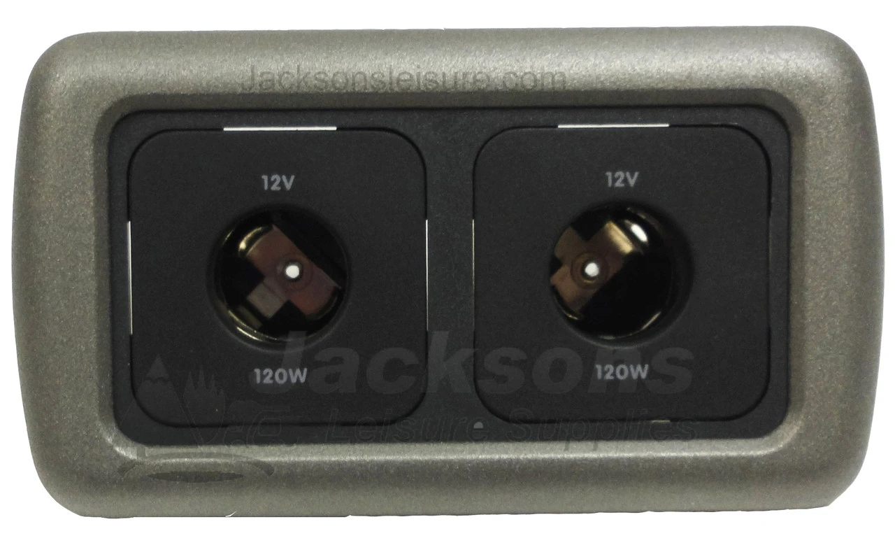 CBE Twin 12v Auto Socket With Support & Frame 2 CBE Twin 12v Auto Socket With Support & Frame - Image 2