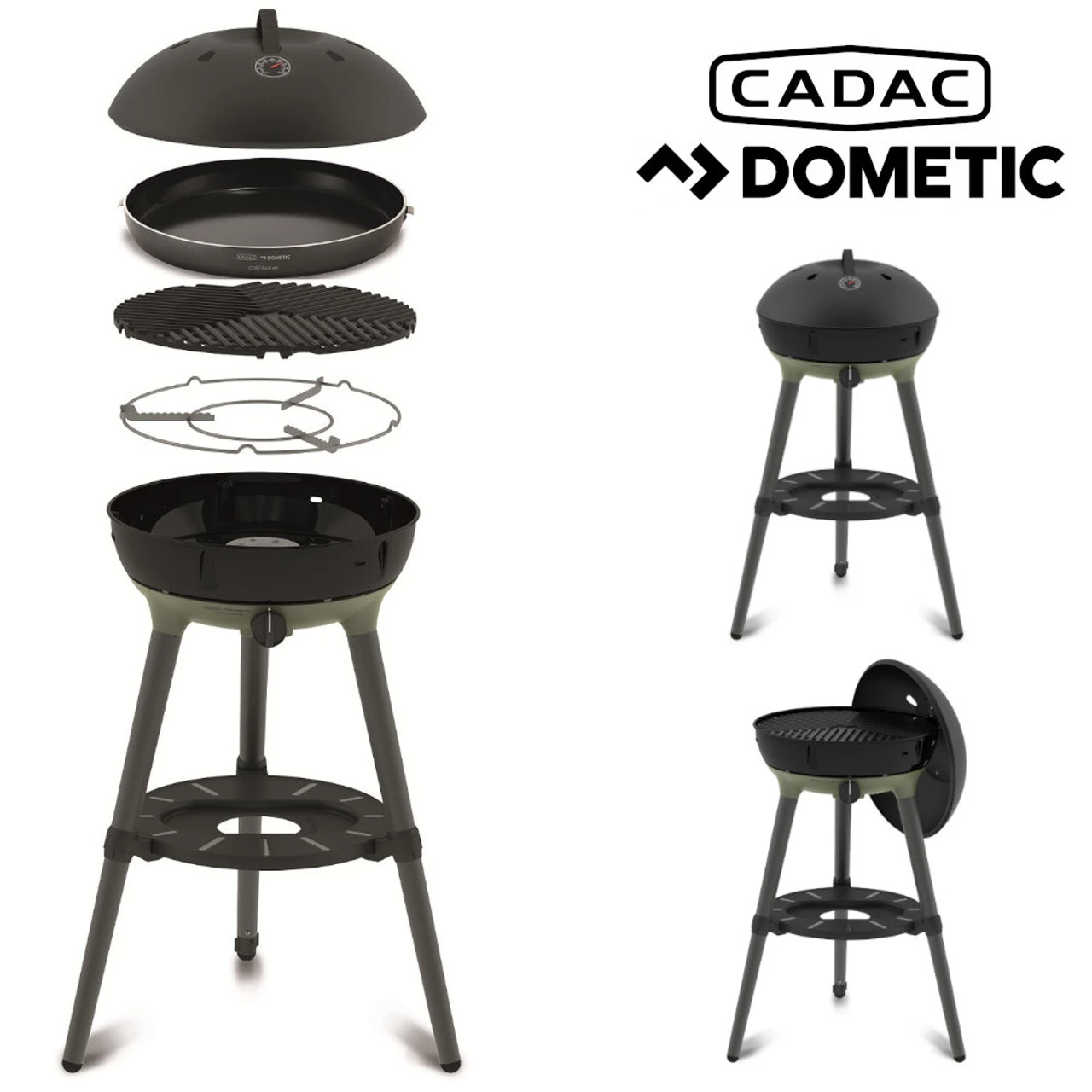 Cadac Carri Chef 40 BBQ Chef Pan Combo 2 Cadac Carri Chef 40 BBQ Chef Pan Combo - Image 2