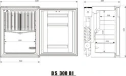 Dometic Silencio DS300 Minicool Silent Fridge 14 Dometic Silencio DS300 Minicool Silent Fridge -Camping Equipment Store DS300 BI dimension 27 63175.1515157381