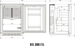 Dometic Silencio DS300 Minicool Silent Fridge 13 Dometic Silencio DS300 Minicool Silent Fridge -Camping Equipment Store DS300 FS dimension 27 04990.1515157381