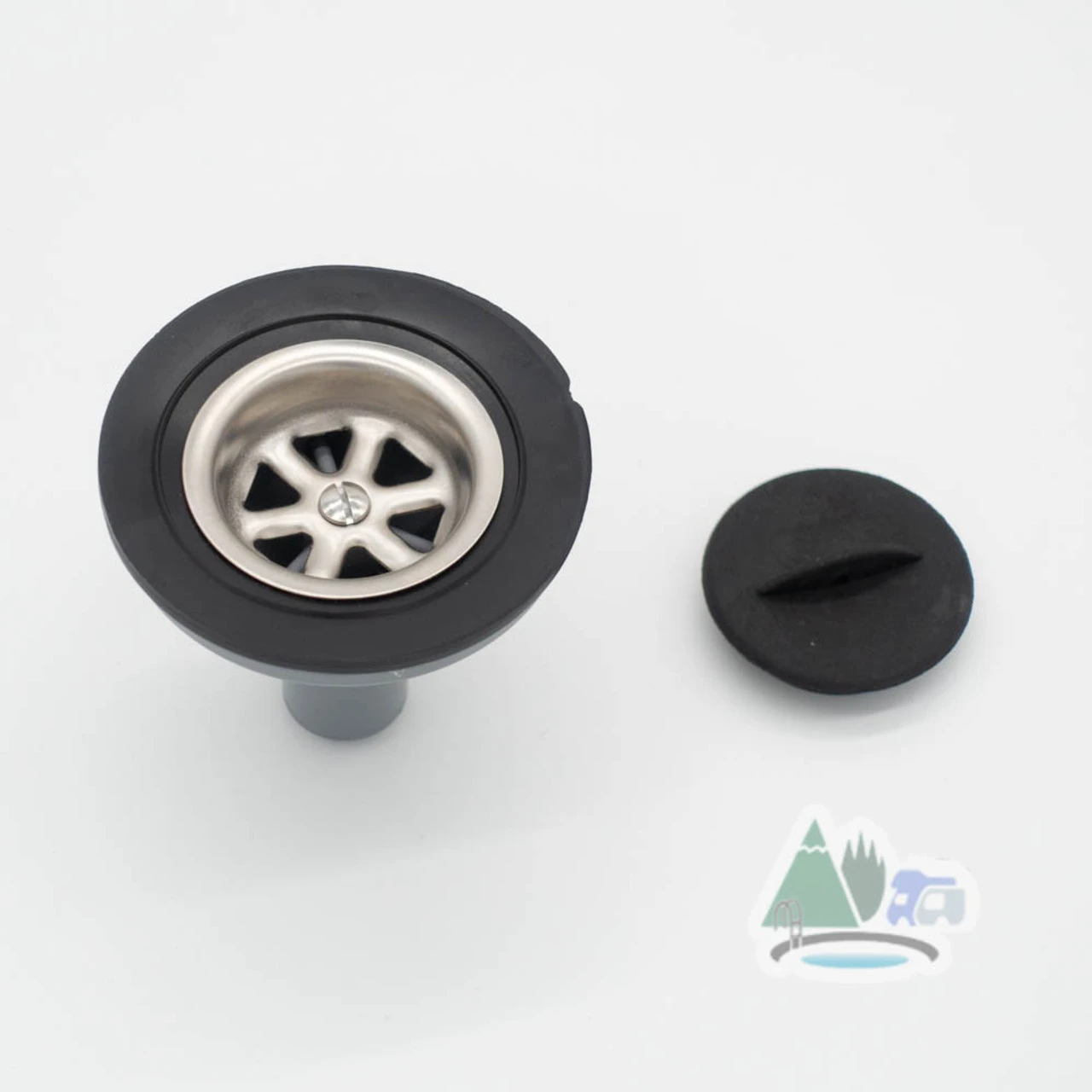 3/4" Straight Siphon Waste Outlet For Caravan Shower Tray 2 3/4" Straight Siphon Waste Outlet For Caravan Shower Tray - Image 2