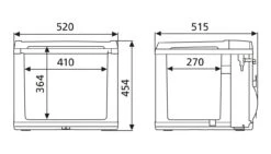 Dometic Waeco CK40d Mobicool Mains Compressor Fridge-Freezer Cool Box 9 Dometic Waeco CK40d Mobicool Mains Compressor Fridge-Freezer Cool Box -Camping Equipment Store Dometic CK40 coolbox 5 47293.1533743485