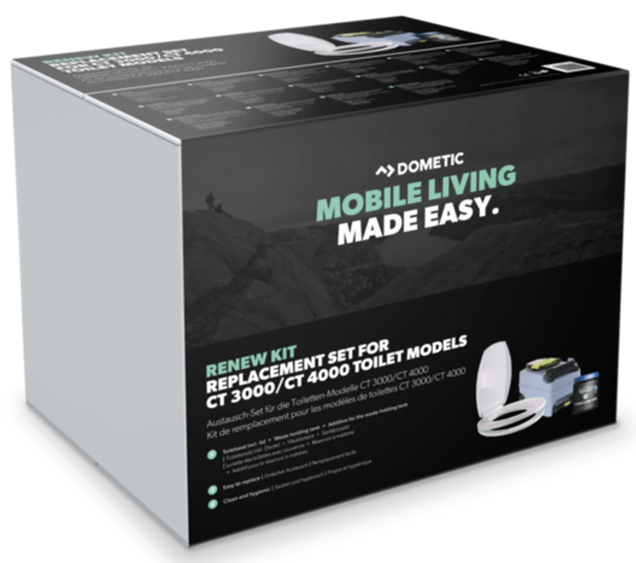 Dometic CT3000 / CT4000 Cassette Toilet Renew Kit 1 Dometic CT3000 / CT4000 Cassette Toilet Renew Kit