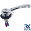 Reich Twist 45 Degree Right Hand Mixer Chrome