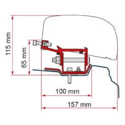 Fiamma F40 VAN Awning Adapter Bracket For Renault Trafic L1 & L2 Campervan 7 Fiamma F40 VAN Awning Adapter Bracket For Renault Trafic L1 & L2 Campervan -Camping Equipment Store F40 TraficB 93936.1675172696