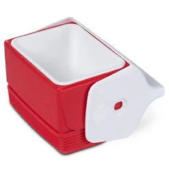 Igloo Playmate Mini Compact 3 Litre Red Lunch Cool Box -Camping Equipment Store Igloo Playmate Mini Compact Portable School Kids Lunch Cool Box Red Ice White 50321 04 73443.1642426503