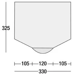 SunnCamp Inceptor Air Plus Caravan Awning -Camping Equipment Store Inceptor 330 dimensions 42986.1506440675