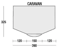 SunnCamp Inceptor Air Plus Caravan Awning -Camping Equipment Store Inceptor 390 dimensions L 02005.1506440675