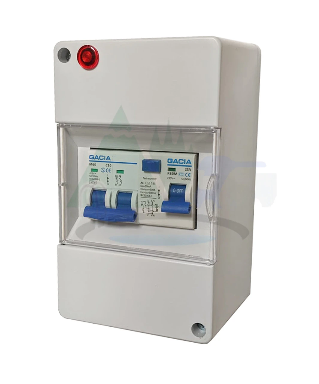 25 Amp Mains Consumer Unit For Caravan Or Campervan 1 25 Amp Mains Consumer Unit For Caravan Or Campervan