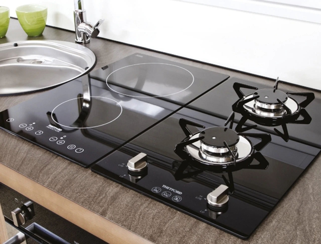 Thetford Ignition Topline 922 Caravan Boat 2 Burner Hob 2 Thetford Ignition Topline 922 Caravan Boat 2 Burner Hob - Image 2