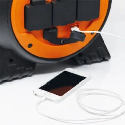 15m Roller Mains Unit Camping Hook Up With LED Light -Camping Equipment Store MP3767 2 27145.1675088977