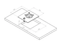 Navy Load Built In Glass Hob Single Burner NL.20000 -Camping Equipment Store NL.20000 D 33668.1677952007