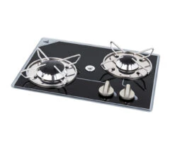 Navy Load Built In Glass Hob Double Burner NL.20001