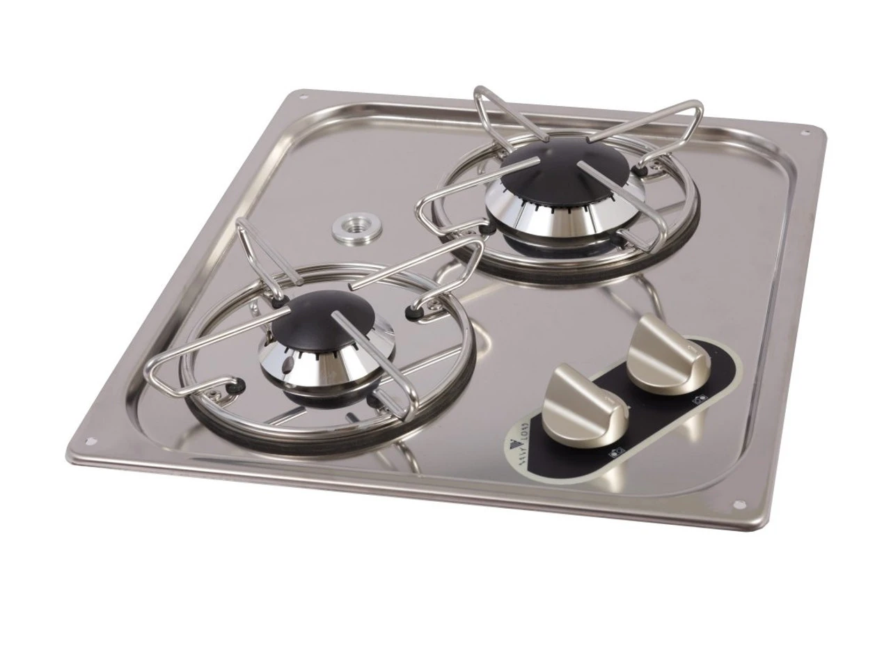 Navy Load Stainless Steel Double Burner Hob NL.22001 1 Navy Load Stainless Steel Double Burner Hob NL.22001