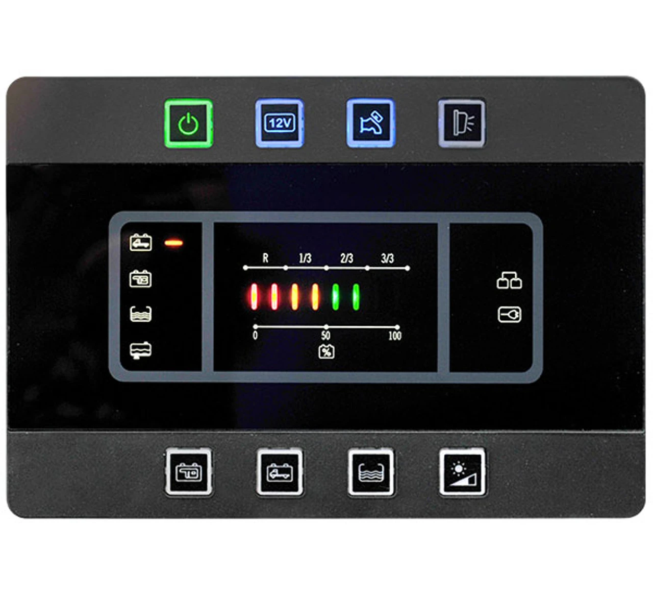 CBE PC180-ST Control Panel For Caravans, Campervans & Motorhomes 1 CBE PC180-ST Control Panel For Caravans, Campervans & Motorhomes
