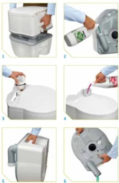 Thetford Porta Potti Excellence 565 Portable Camping Toilet - Manual Flush 15 Thetford Porta Potti Excellence 565 Portable Camping Toilet - Manual Flush -Camping Equipment Store Porta Potti Excellence 3 05243.1452607965
