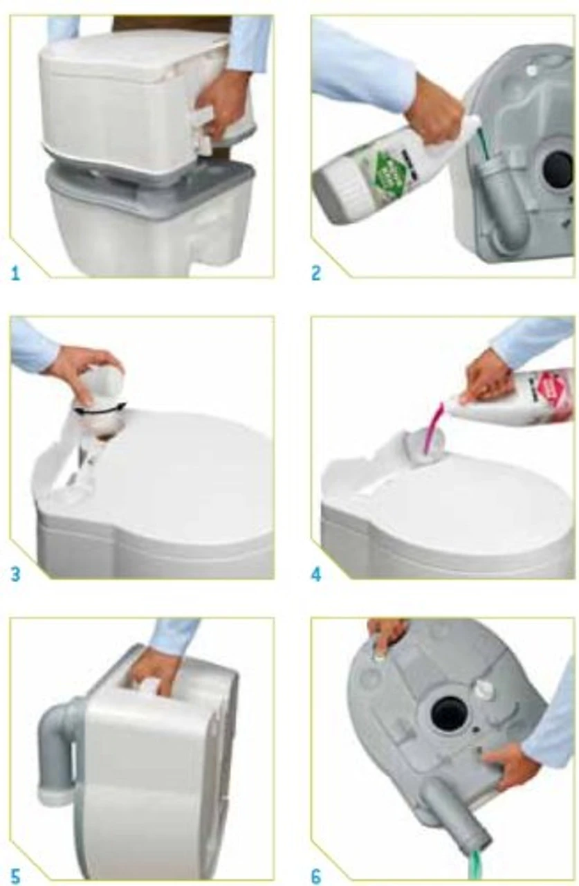 Thetford Porta Potti Excellence 565 Portable Camping Toilet - Manual Flush 8 Thetford Porta Potti Excellence 565 Portable Camping Toilet - Manual Flush - Image 8
