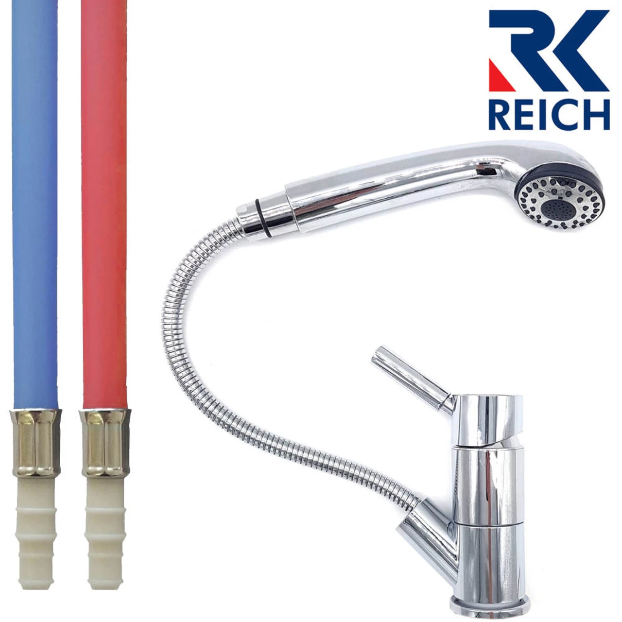 Reich Trend E Chrome Shower Tap With Julia Head 1 Reich Trend E Chrome Shower Tap With Julia Head