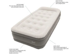 Outwell Superior Flock Camping Bed With Inbuilt Electric Pump 9 Outwell Superior Flock Camping Bed With Inbuilt Electric Pump -Camping Equipment Store Superior Image 95609.1674131178