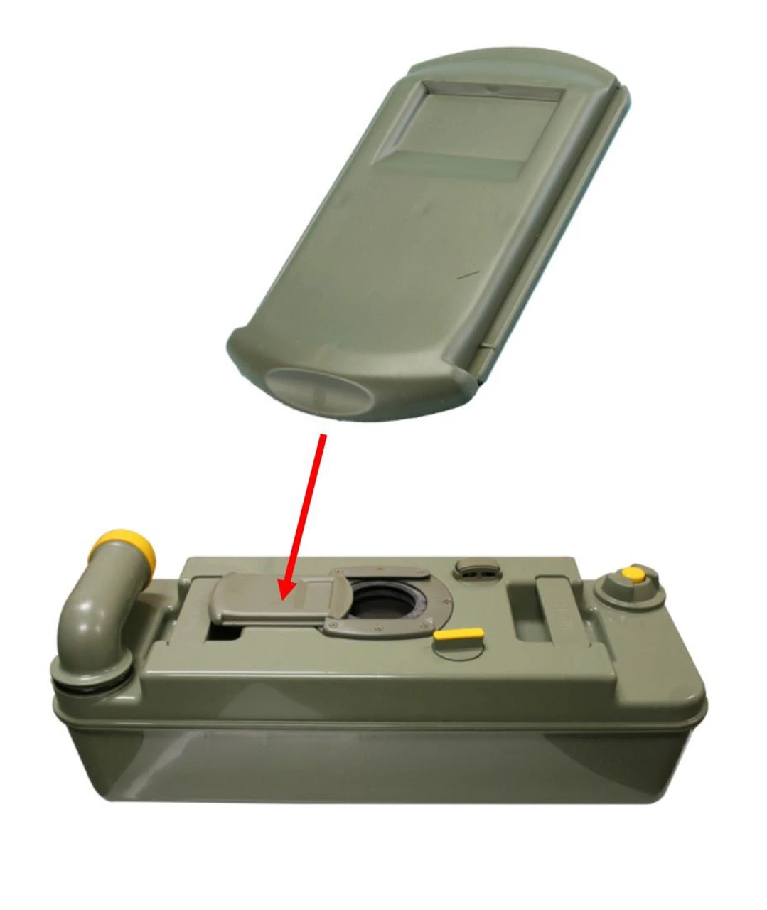 Thetford Sliding Cover For Cassette Toilet C2 C3 C4 - Caravan Or Motorhome Spare 1 Thetford Sliding Cover For Cassette Toilet C2 C3 C4 - Caravan Or Motorhome Spare