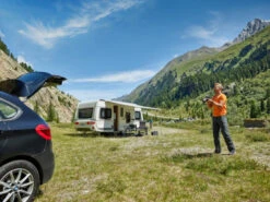 Thule Omnistor 1200 Caravan Awning Canopy -Camping Equipment Store Thule LS Awnings Omnistor 1200 Mountains 01 65925.1513697246