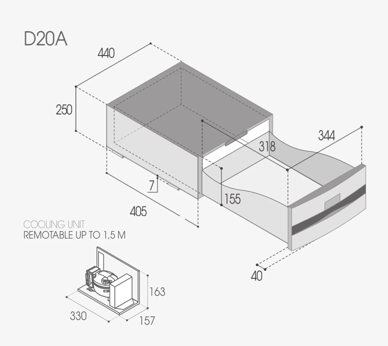 Vitrifrigo D20A 12v Drawer Fridge Freezer For Campervans 5 Vitrifrigo D20A 12v Drawer Fridge Freezer For Campervans - Image 5