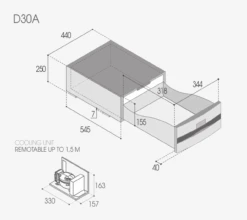 Vitrifrigo D30A 12v Compressor Drawer Fridge Freezer 8 Vitrifrigo D30A 12v Compressor Drawer Fridge Freezer -Camping Equipment Store VFD30A DIMS 29299.1635782962