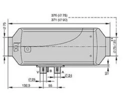 Eberspacher Airtronic D4 Motorhome Horsebox Diesel Space Heater With Internal Mounting Plate 6 Eberspacher Airtronic D4 Motorhome Horsebox Diesel Space Heater With Internal Mounting Plate -Camping Equipment Store airtronic D4 DIMS 57445.1575899546