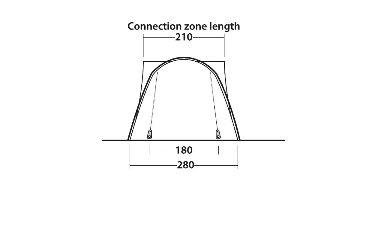 Easy Camp Fairfields Drive Away Awning Tent For Campervans 10 Easy Camp Fairfields Drive Away Awning Tent For Campervans - Image 10