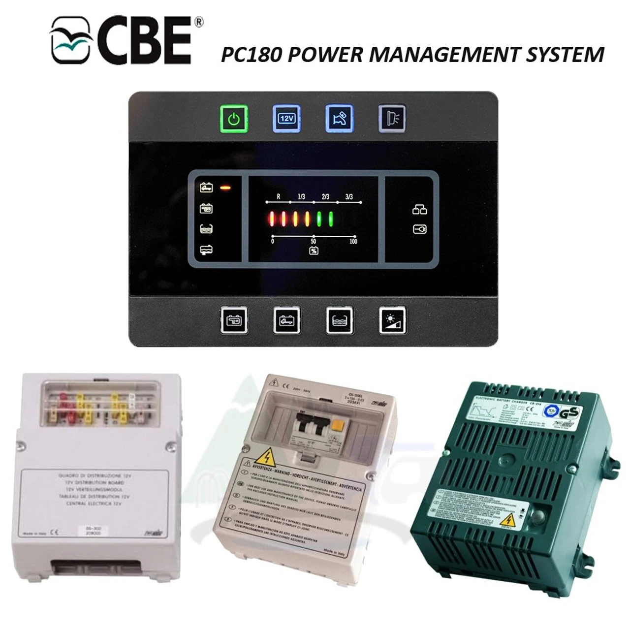 CBE PC 180 Campervan Power Management System 1 CBE PC 180 Campervan Power Management System