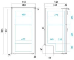 Vitrifrigo DP2600i 12/24v Caravan Compressor Fridge Freezer 6 Vitrifrigo DP2600i 12/24v Caravan Compressor Fridge Freezer -Camping Equipment Store dp2600i dims 14643.1358341205