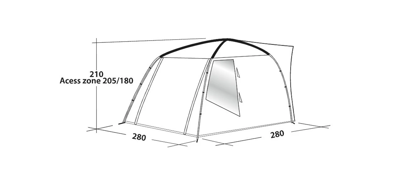 Easy Camp Fairfields Drive Away Awning Tent For Campervans 13 Easy Camp Fairfields Drive Away Awning Tent For Campervans - Image 13