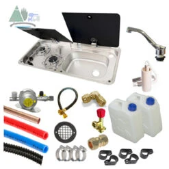 CAN FL1765 FL1766 Combi Hob And Sink Campervan Conversion Kit 1