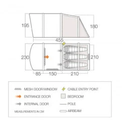Vango Harris Air 350 Family Camping Tent 9 Vango Harris Air 350 Family Camping Tent -Camping Equipment Store harris air 350 dimensions 14354.1669197142
