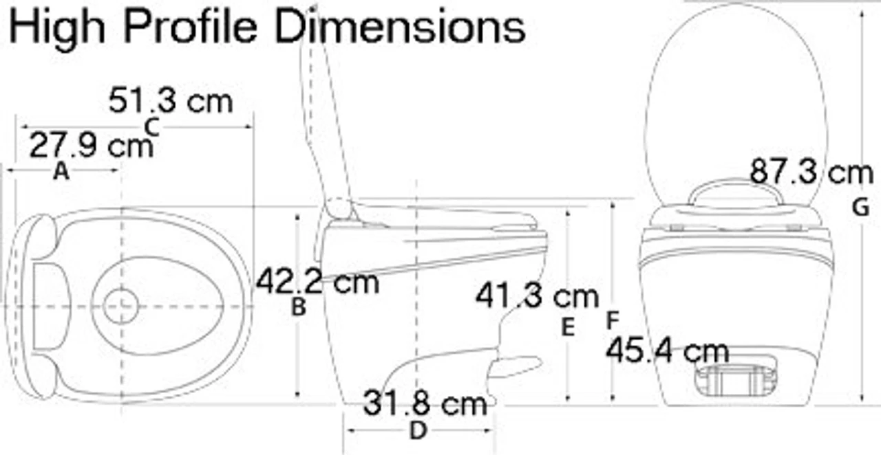 Thetford Aqua Magic Bravura Fixed Toilet 2 Thetford Aqua Magic Bravura Fixed Toilet - Image 2