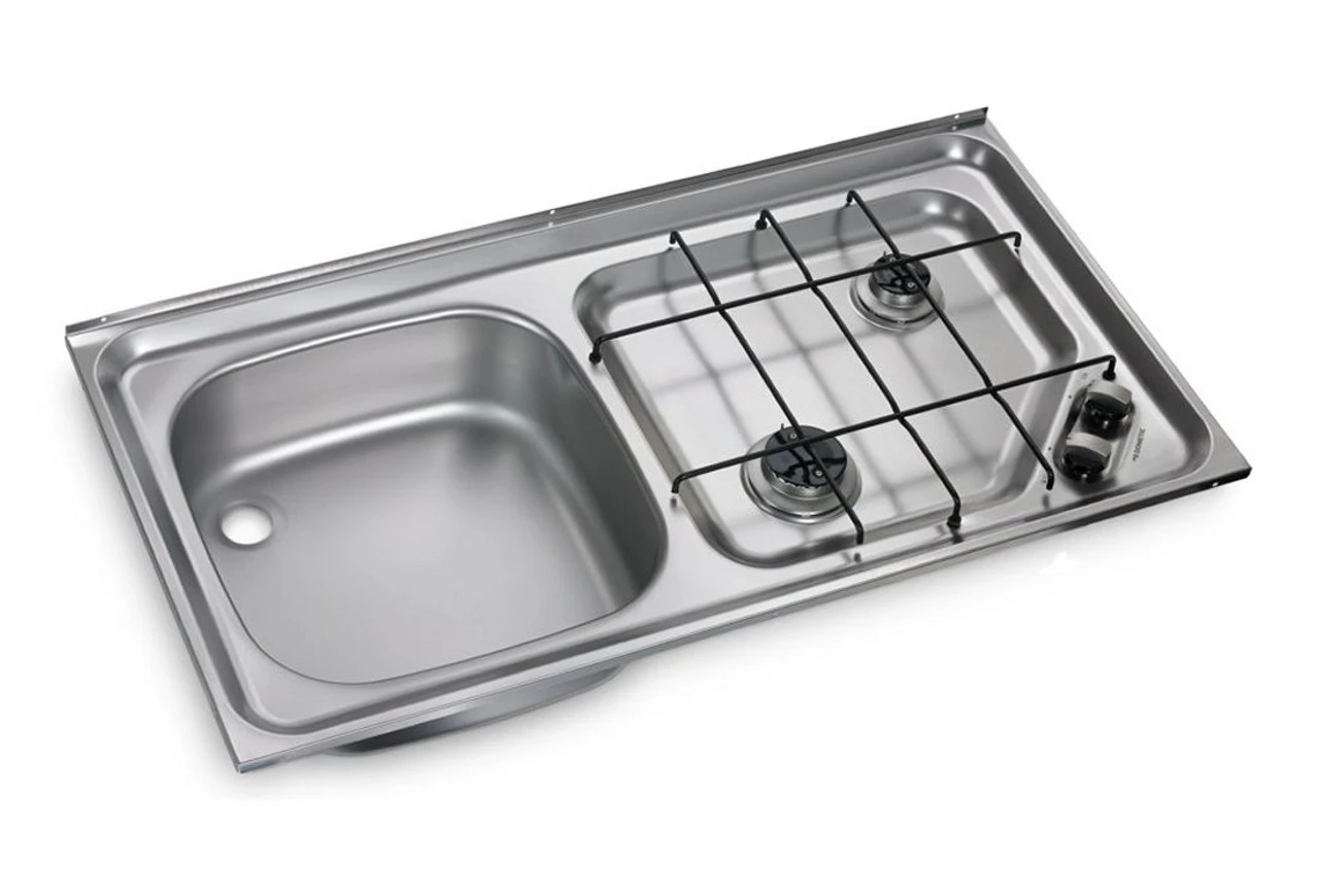 Dometic-Smev HS2421 (Smev 921) Caravan 2 Burner Hob & Sink Combination 1 Dometic-Smev HS2421 (Smev 921) Caravan 2 Burner Hob & Sink Combination