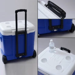Igloo Ice Cube 60 Roller Wheeled Ice Chest Cool Box 7 Igloo Ice Cube 60 Roller Wheeled Ice Chest Cool Box -Camping Equipment Store igloo 45097 2 21550.1493660922