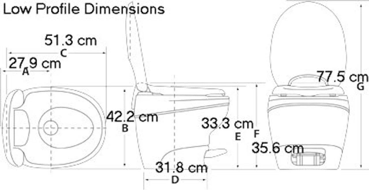 Thetford Aqua Magic Bravura Fixed Toilet 3 Thetford Aqua Magic Bravura Fixed Toilet - Image 3