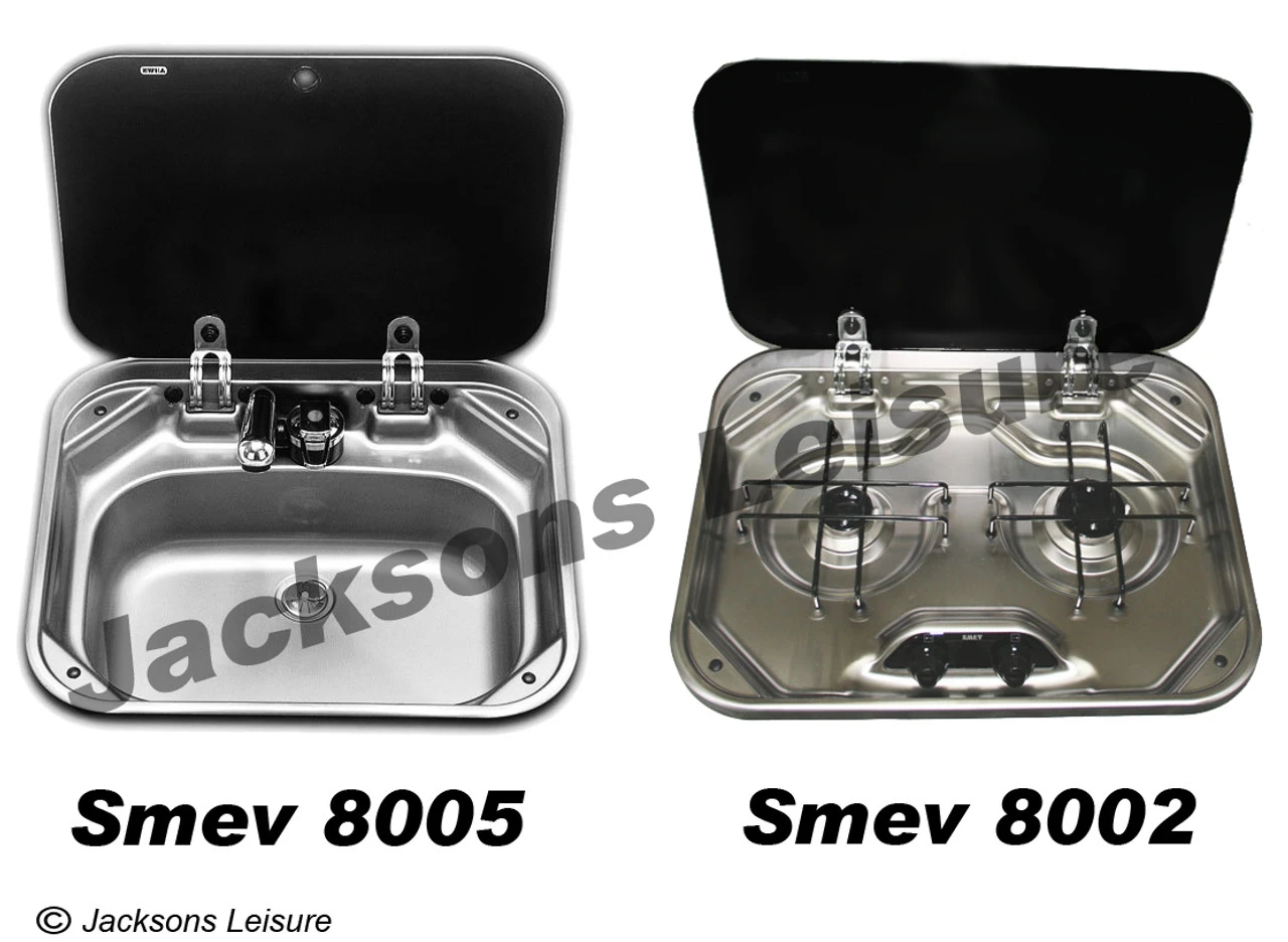 Dometic-Smev 8005 Sink & Smev 8002 2 Burner Hob Combo 2 Dometic-Smev 8005 Sink & Smev 8002 2 Burner Hob Combo - Image 2