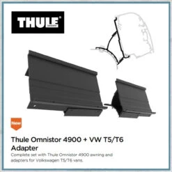 Thule Omnistor 4900 VW T5/T6 Campervan Awning And Bracket Kit -Camping Equipment Store t5t6 adapterbracket 90117.1553002975